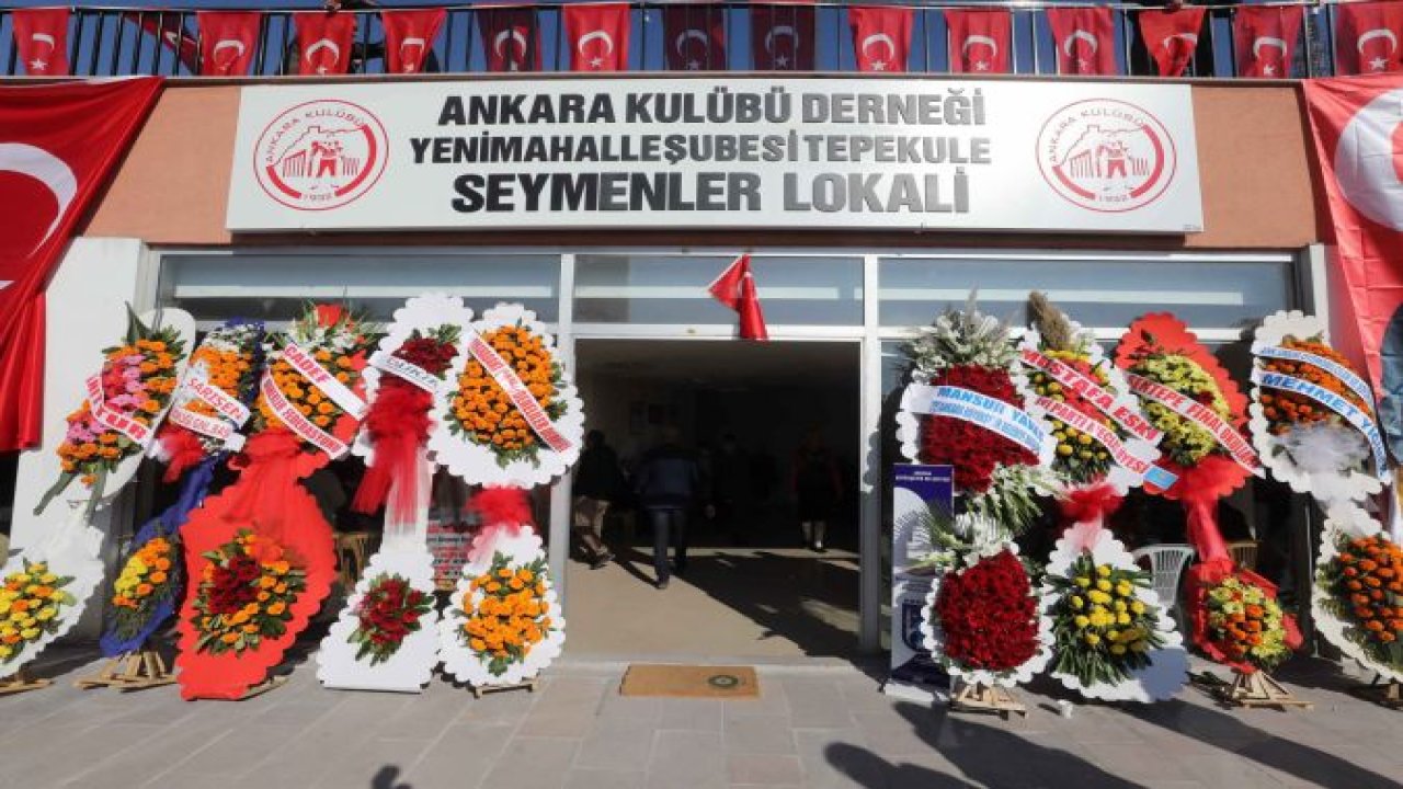 Ankara Kulübü Derneği Yenimahalle Şubesi açıldı