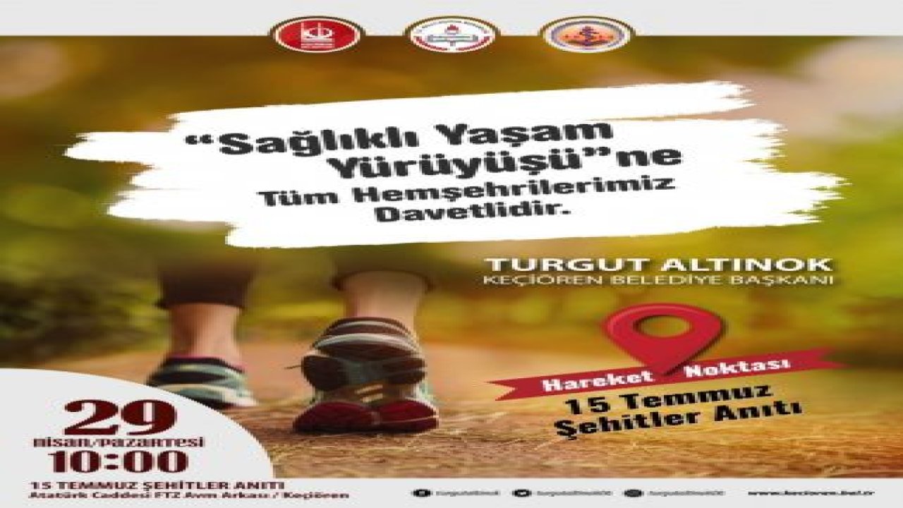 Başkan Altınok'dan Sağlıklı Yaşam Yürüyüş Çağrısı