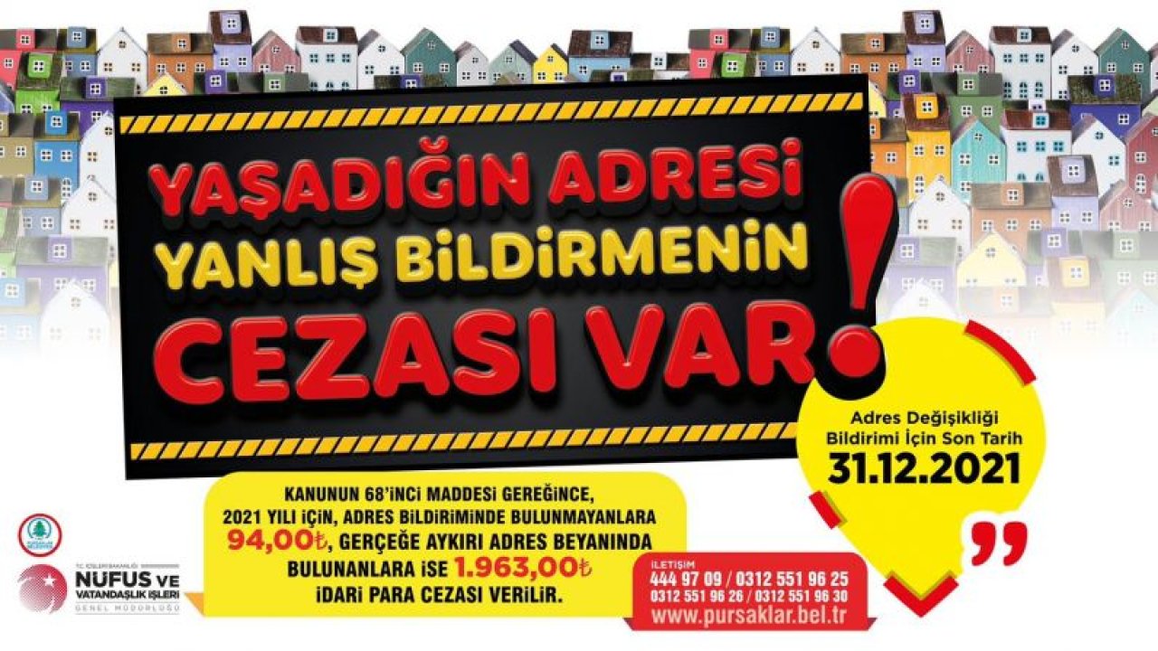 Gerçeğe aykırı adres beyanı cezası 2021 ne kadar? Yanlış adres bildirmek suç mu?