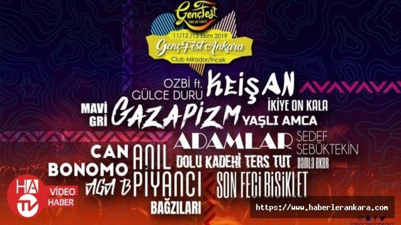 GençFest, rap ve rock rüzgarı estirecek