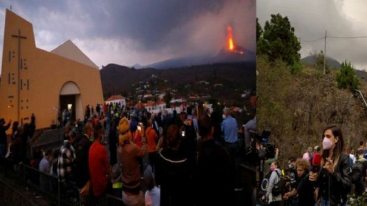 La Palma'daki lav yağmuru turistik ziyarete dönüştü