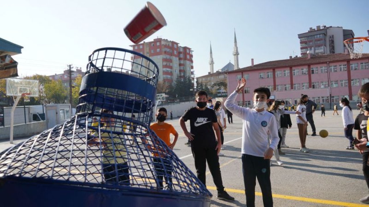 Keçiören’de geri dönüşüme basket oldu