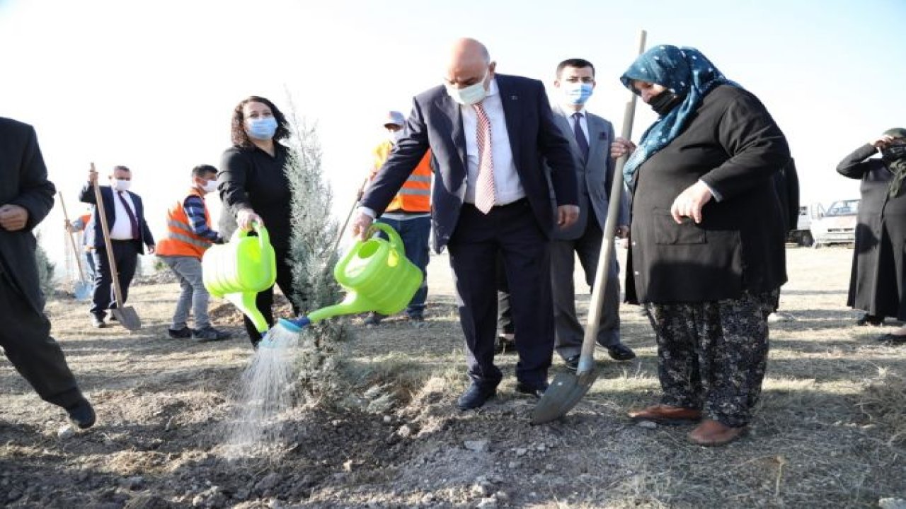 Keçiören’de hatıra ormanı kuruldu, Lösemiye dikkat çekildi