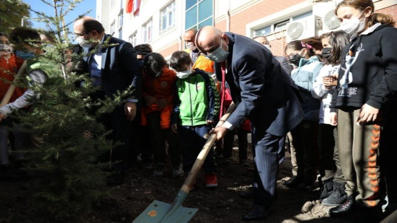 Keçiören’de ağaç dikimi için Milli Seferberlik