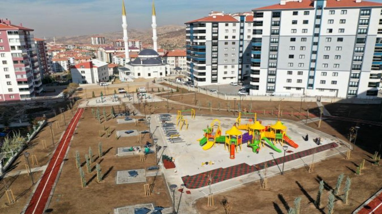 Ankara Karapürçek'e 11 dönümlük park