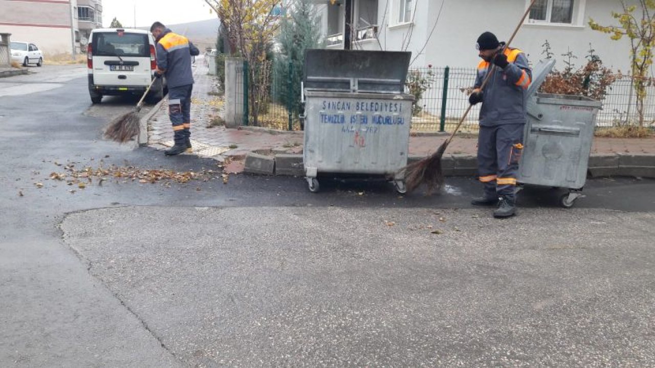 Sincan’ın her noktası özenle temizleniyor