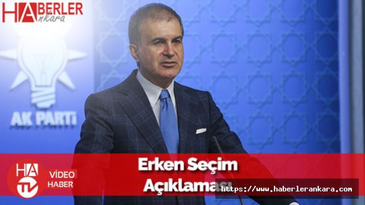 AK Parti'den Erken Seçim Açıklaması!