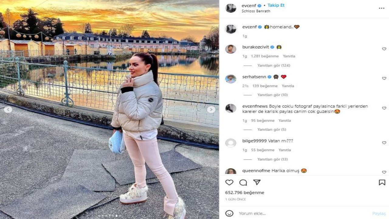 Fahriye Evcen Güzelliğiyle Instagram’ı Salladı! Burak Özçivit Daha Fazla Sessiz Kalamadı! Fiziğini Taytıyla Kanıtladı, “Yok Artık”