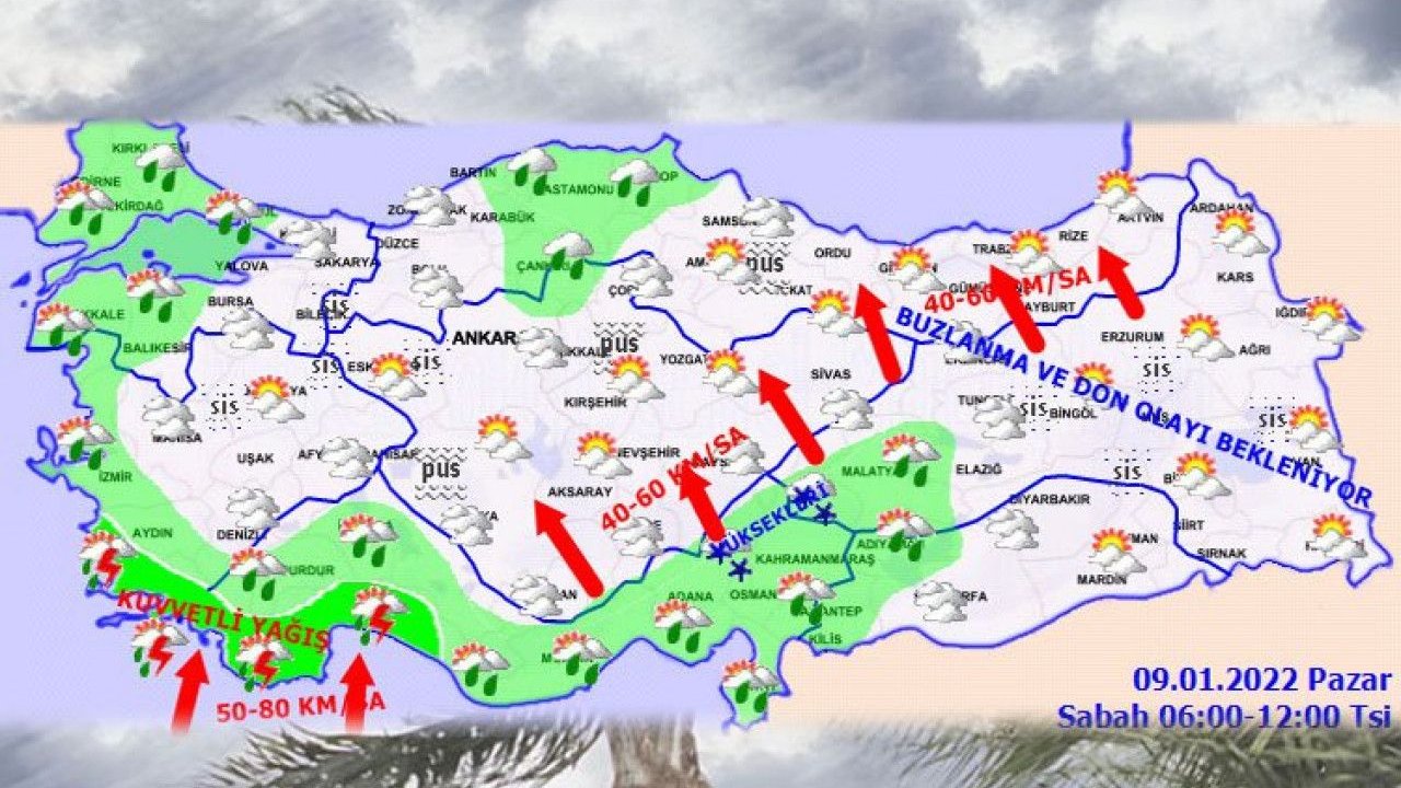 Meteoroloji olumsuzluklara karşı uyardı