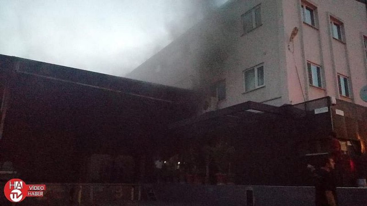 Kurtköy’de fabrika yangını