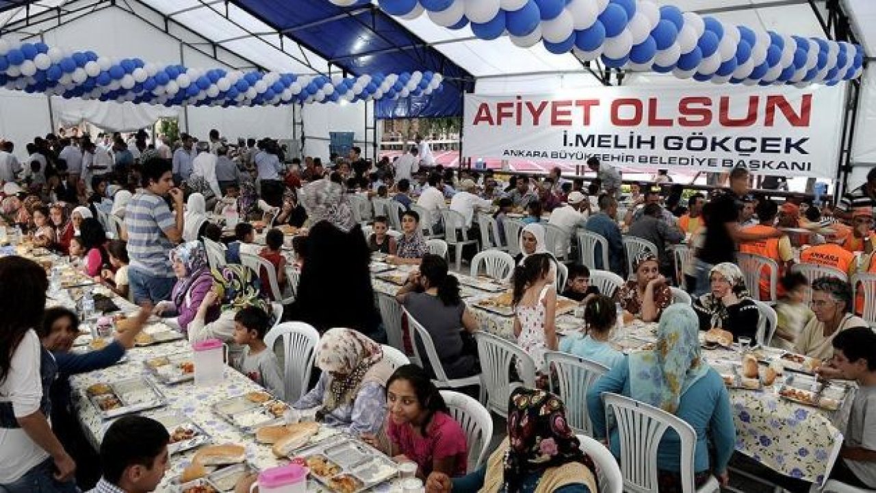 Ankara İftar Çadırı Kurulan Bölgeler Belli Oldu! İşte 2022 Başkent  Altındağ, Mamak, Çankaya, Sincan, Yenimahalle, Etimesgut ve Keçiören İftar Çadırı Noktaları!