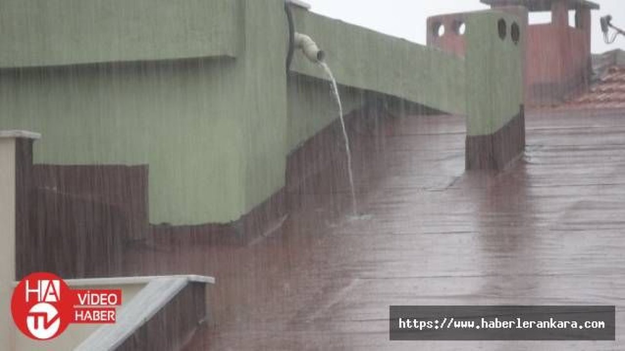 Çanakkale’de sağanak yağış