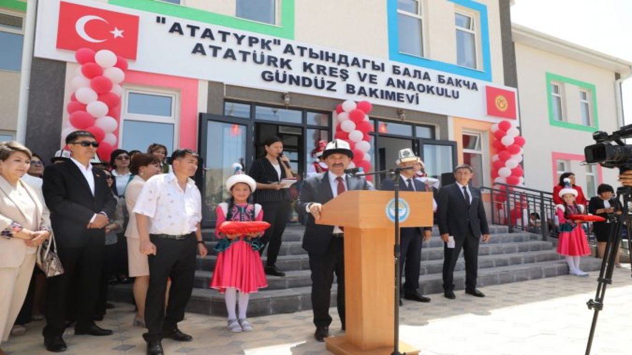 Etimesgut Belediyesi Kırgızistan'a Atatürk Kreşi İnşa Etti...