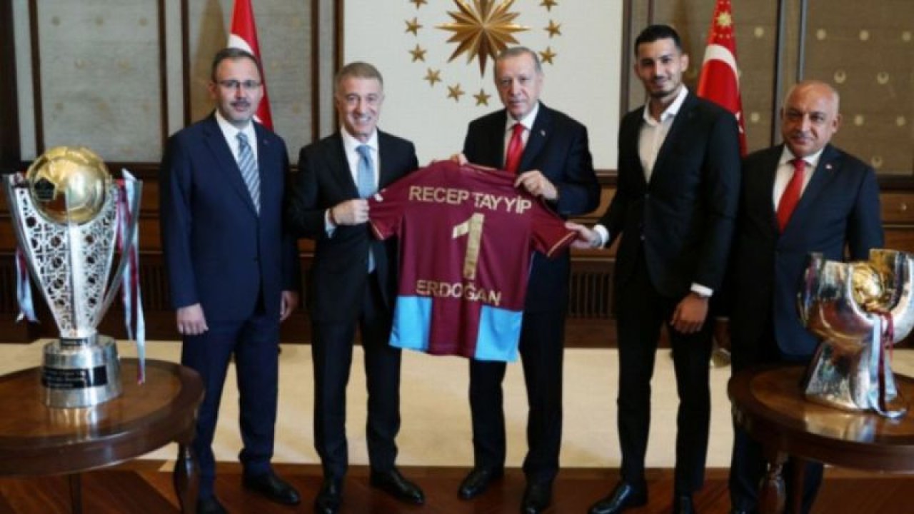 Cumhurbaşkanı Erdoğan, Trabzonspor heyetini kabul etti!