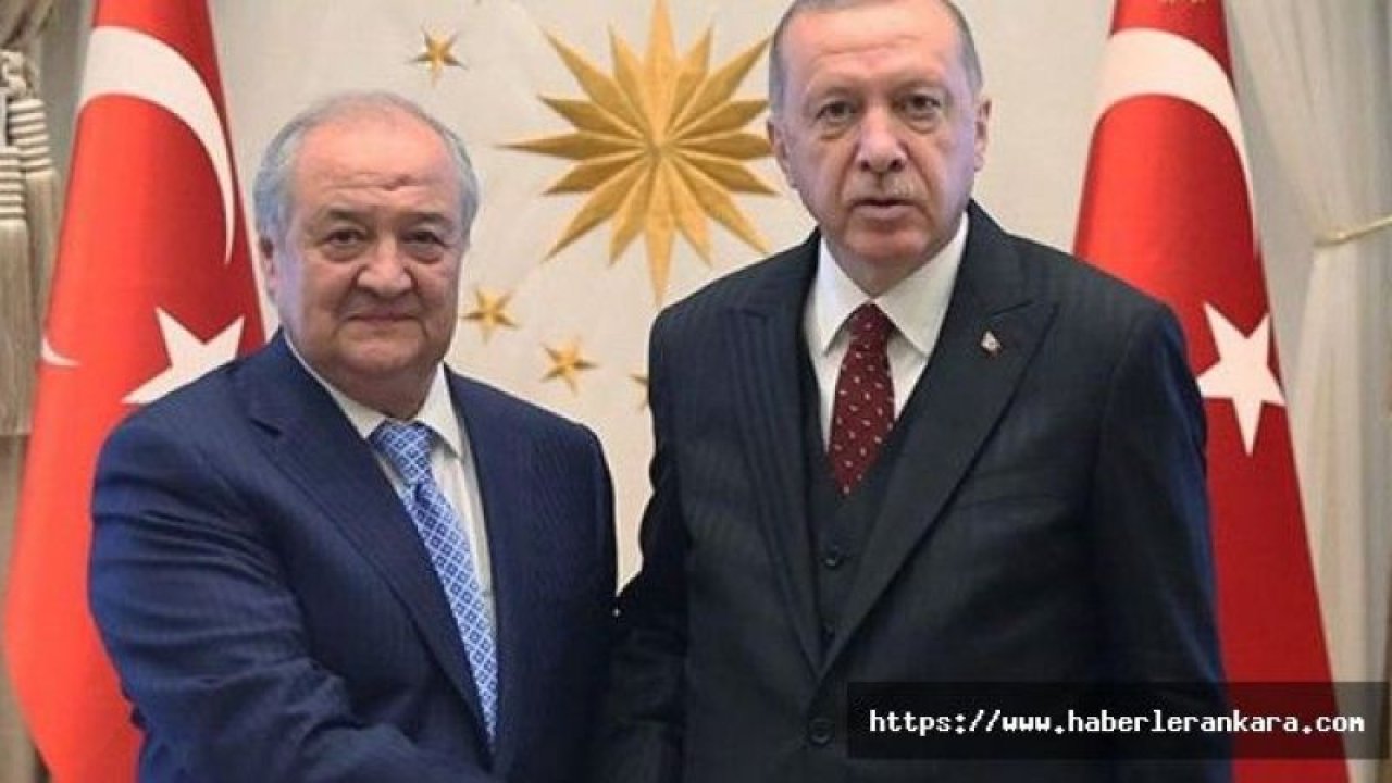 Cumhurbaşkanı Erdoğan, Özbek Bakan Kamilov'u kabul etti