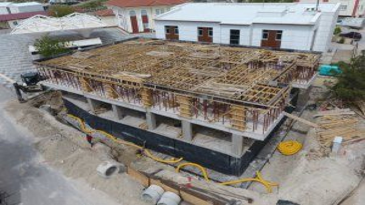 Beypazarı Belediyesi, aşevi ve sevgi evi projesi inşaatına hızla devam ediyor