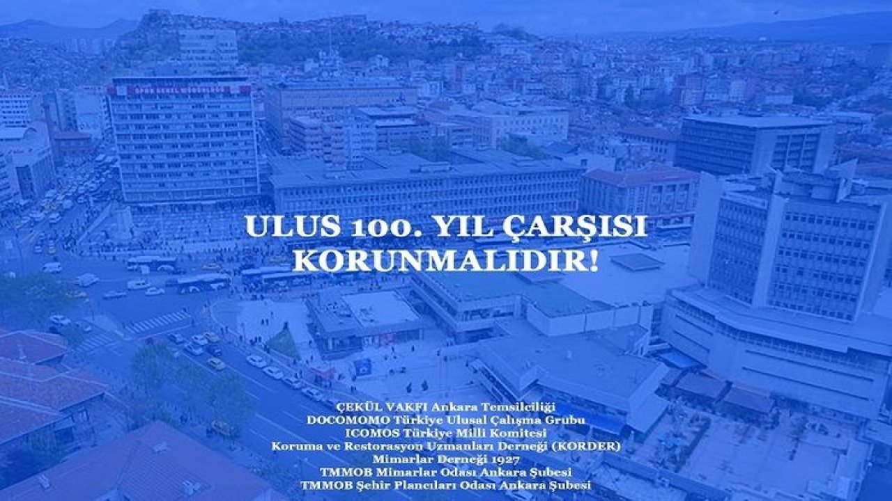 Ulus 100. Yıl Çarşısı Korunmalıdır! Ulus 100. Yıl Çarşısı Yıkılacak Mı?