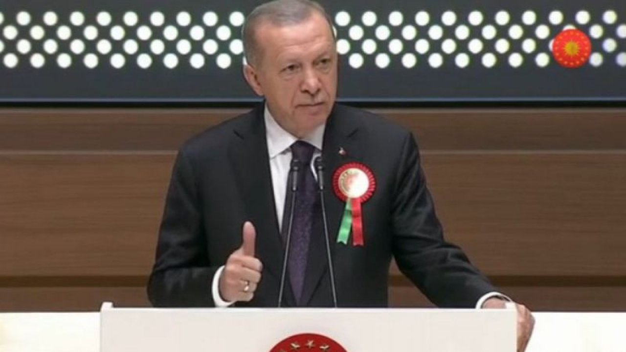 Cumhurbaşkanı Erdoğan'dan adli yıl açılışında AİHM tepksi!