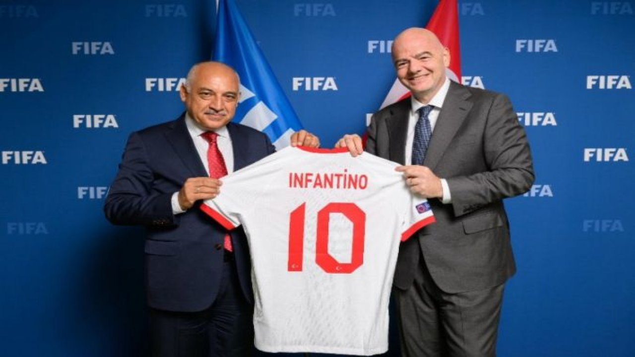 TFF Başkanı Mehmet Büyükekşi FIFA Başkanı Gianni Infantino ile Buluştu!