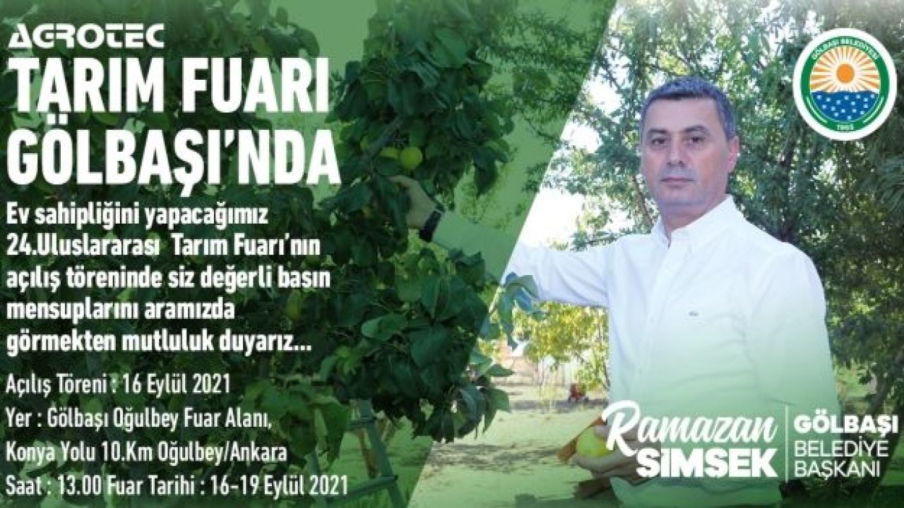 Tarım’ın Kalbi 25. kez Ankara Gölbaşı’nda Atacak! AGROTEC 2022 25. Uluslararası Tarım Fuarı Ne Zaman, Nerede?