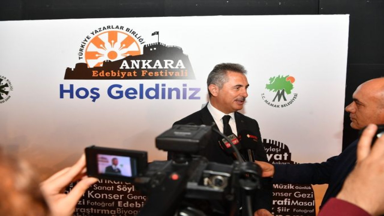 Ankara’nın İlk Edebiyat Festivali Mamak’ta Başladı...