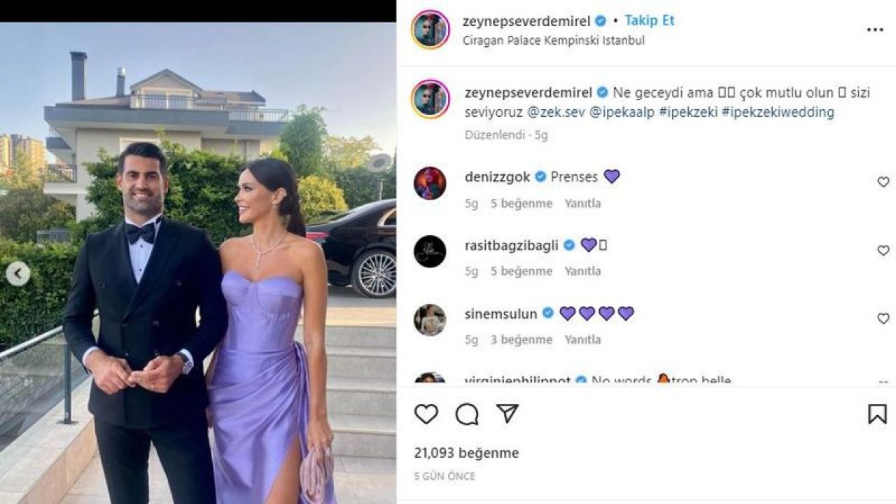 Volkan Demirel’in Eşinden Yürek Hoplatan Paylaşım! Daracık Saten Elbisesiyle Kuğu Gibi... Güzelliğiyle Sadece Volkan’ın Değil Herkesin Aklını Başından Aldı... Görenler Dönüp Tekrar Baktı!