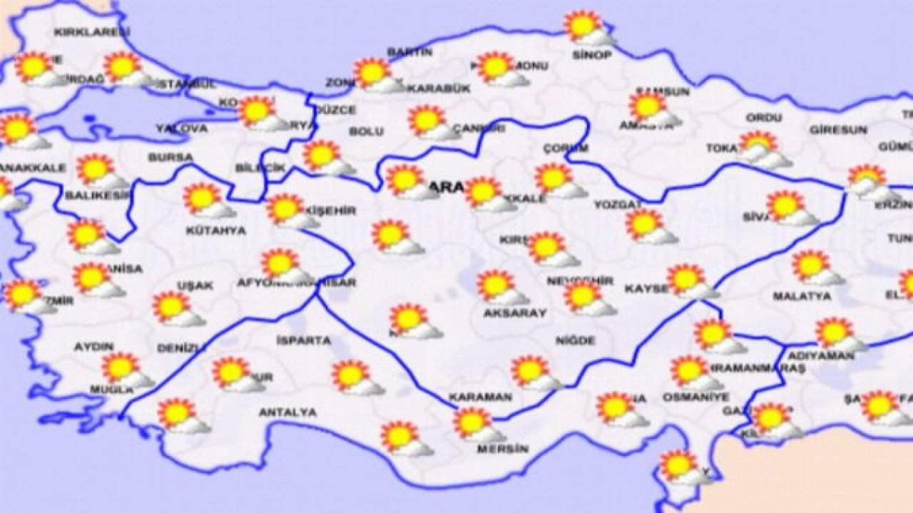 Türkiye'de ve Ankara'da Bugün Hava Nasıl Olacak?