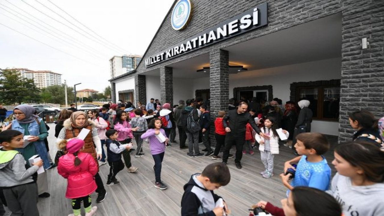 Ankara Haber; Ertuğrul Başkan Millet Kıraathanesi Açılışını Çocuklarla Birlikte Yaptı...
