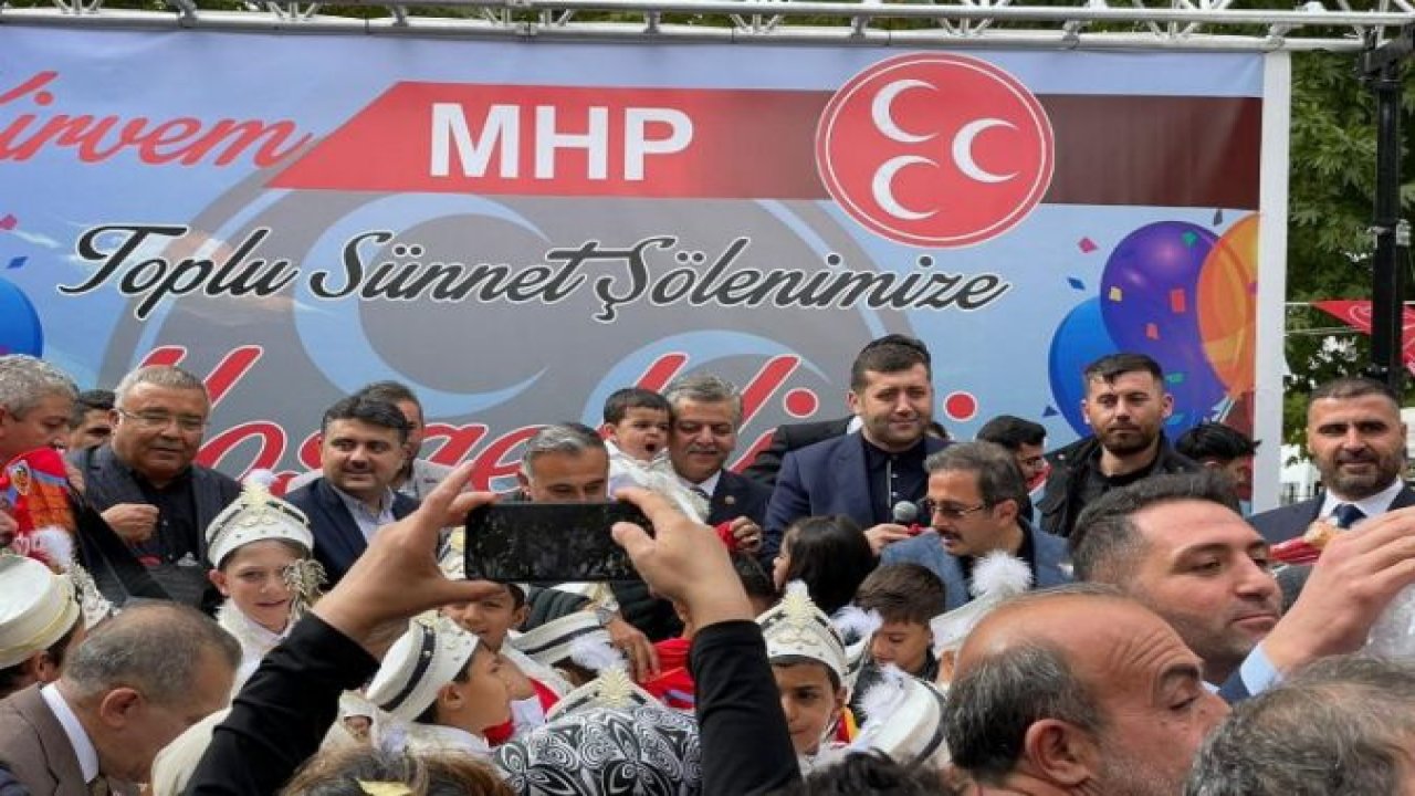 "Kirvem MHP” sünnet şöleni Kayseri Develi'de yapıldı