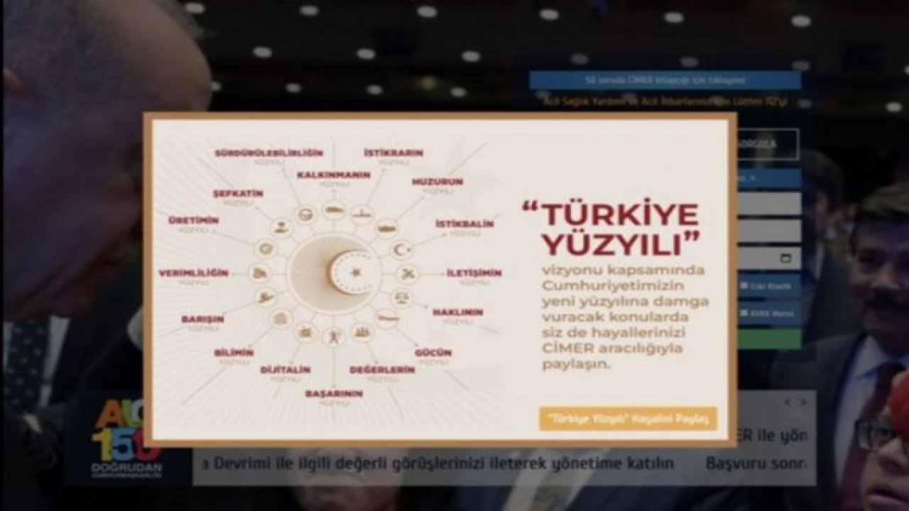 'Türkiye Yüzyılı' CİMER'in Gündemine Girdi! Görüş ve Öneri Alacak!