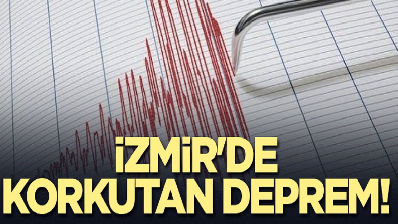 İzmir'de Korkutan Deprem... Cami Minaresi Yıkıldı!