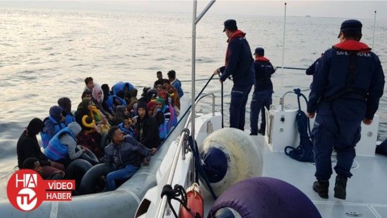 Didim’de 34 düzensiz göçmen yakalandı