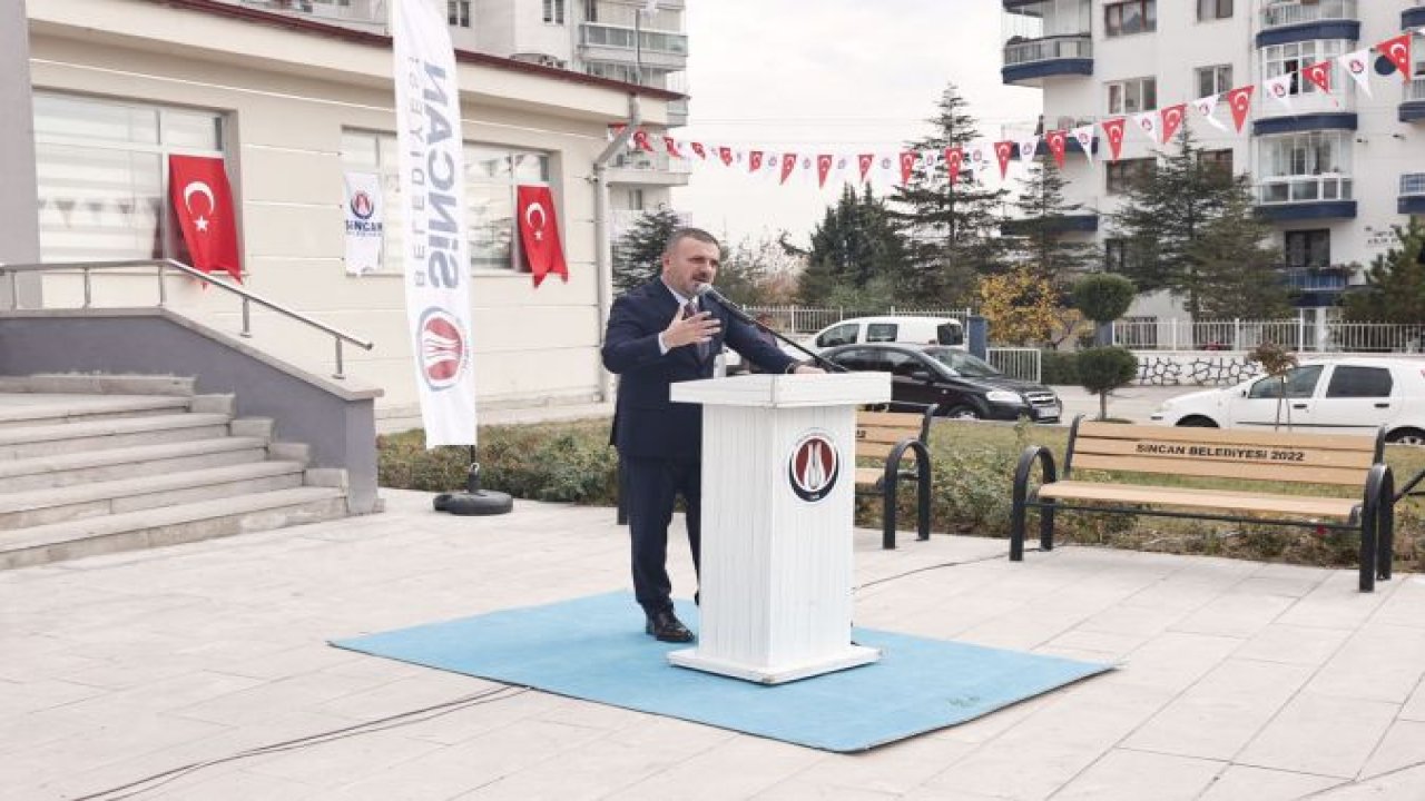 Ankara Haber; Sincan Belediye Başkanı Ercan Yunus Emre Gençlik Merkezi’nin Açılışını Yaptı...