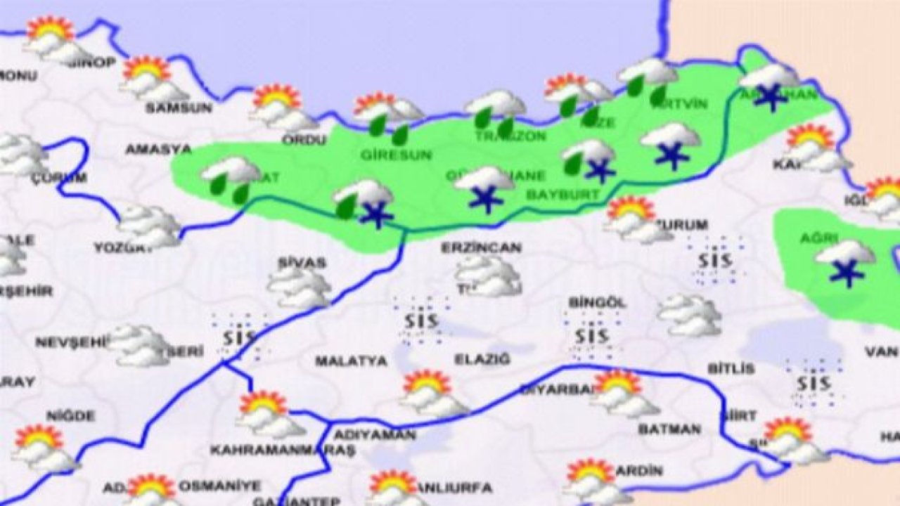 Kar Ne Zaman Yağacak! 4 ile kar uyarısı! İşte 16 Aralık Hava Durumu...