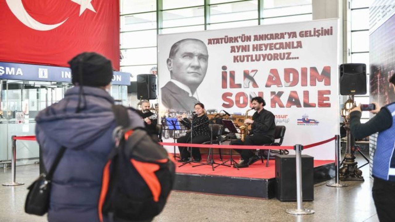 Ankara Haber; Başkentte Atatürk’ün Ankara’ya Gelişinin 103. Yılını Coşkuyla Kutladı!