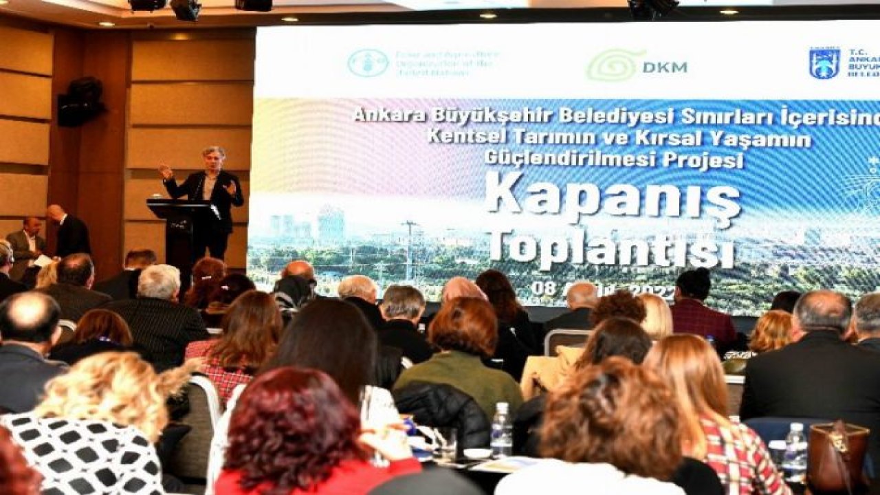 Ankara'da Tarım ve Kırsal Yaşam Nasıl Güçlendirilir?  Ankara Büyükşehir ve FAO Ortaklığında Rapor Hazırlandı!
