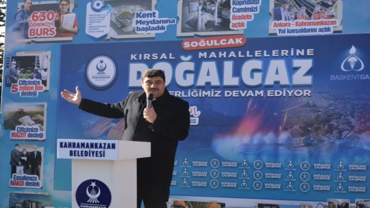 Ankara Haber; Kahramankazan'da ‘’Şehir Merkezine Hangi Hizmet Gidiyorsa, Köylerimize De O Hizmet Gidecek’