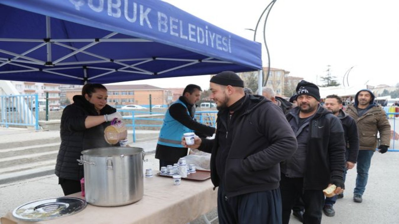Ankara Haber: Çubuk Belediyesi Pazarda Vatandaşlara Çorba Dağıttı!