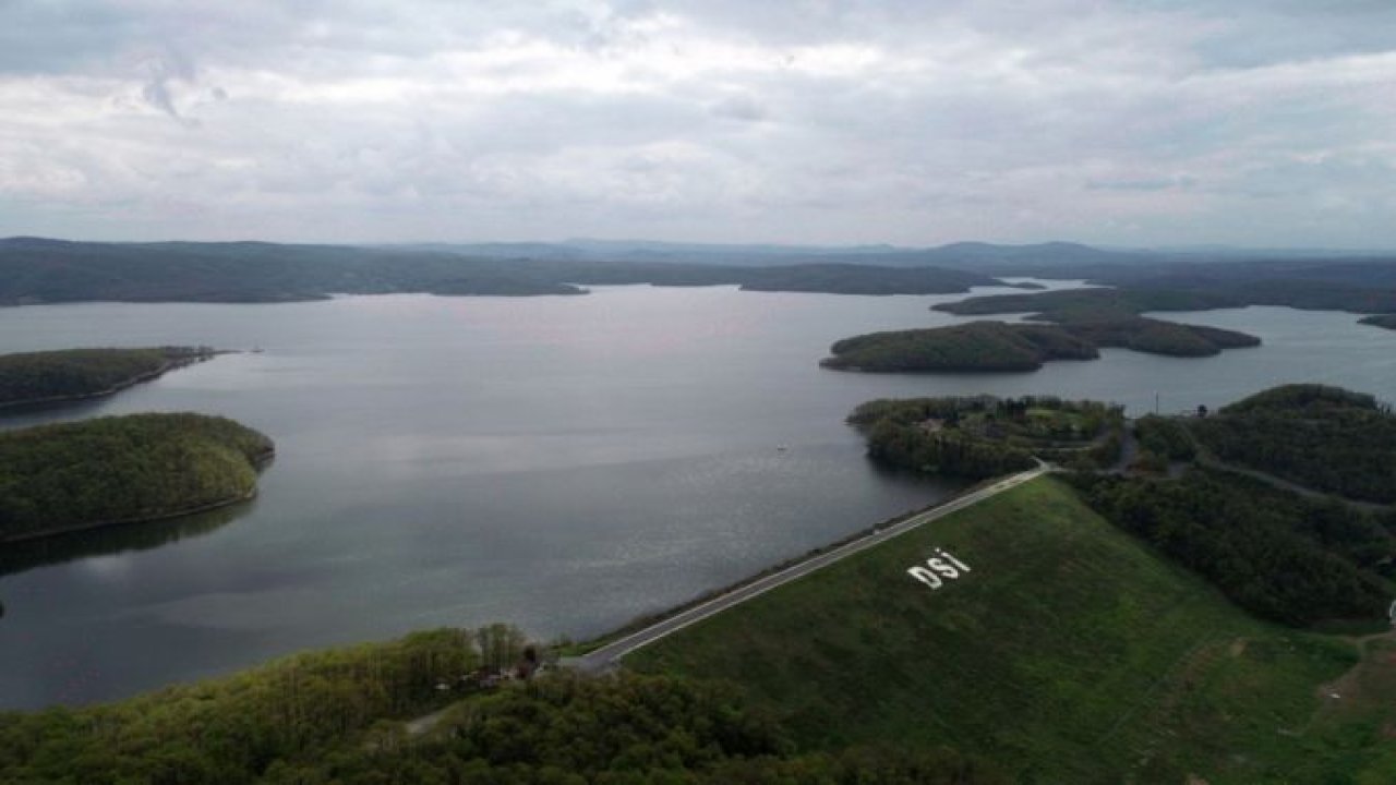 İstanbul Barajlarındaki Son Durum Havadan Görüntülendi