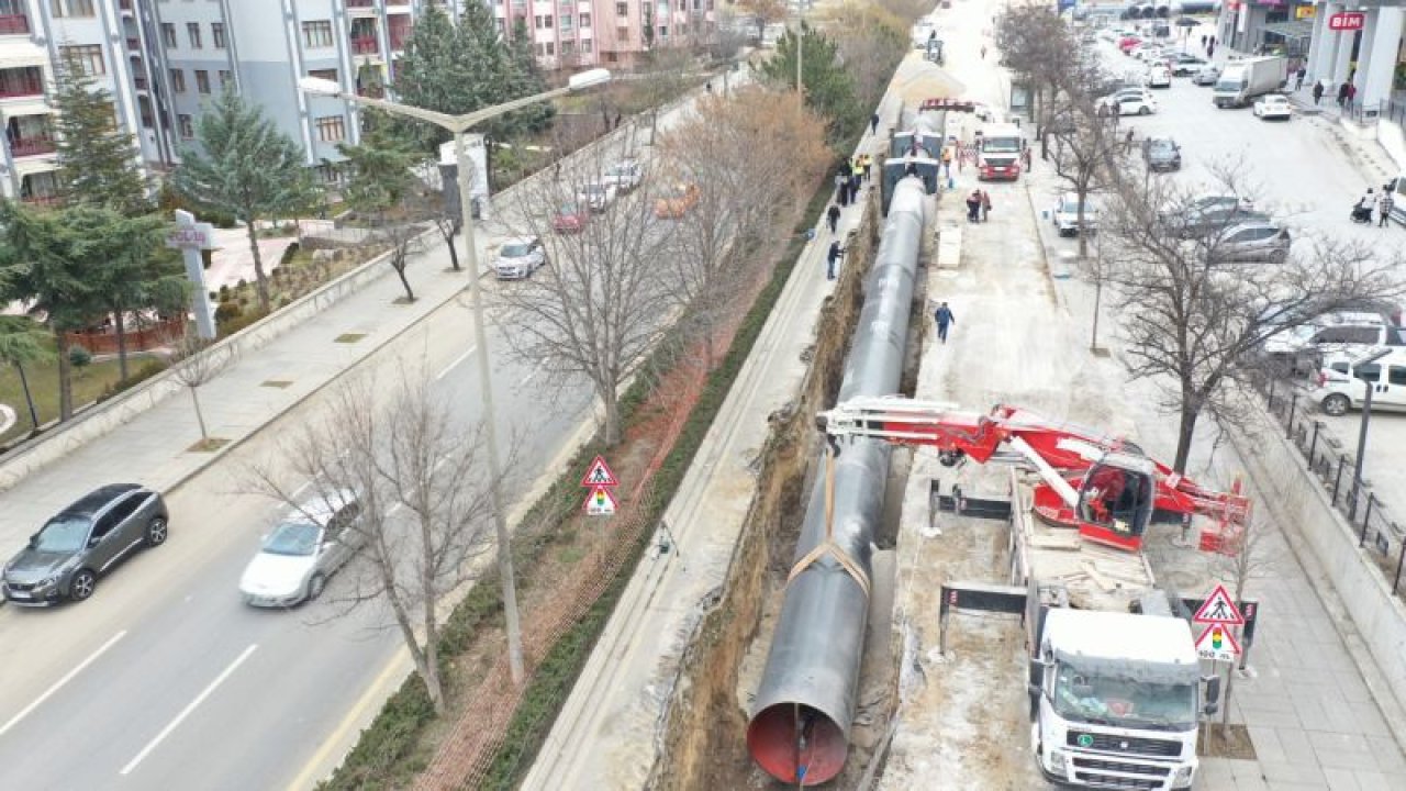 Ankara Haber; Polatlı Su Projesinin 65 Kilometresi Tamamlandı! Çalışmalar sürüyor...