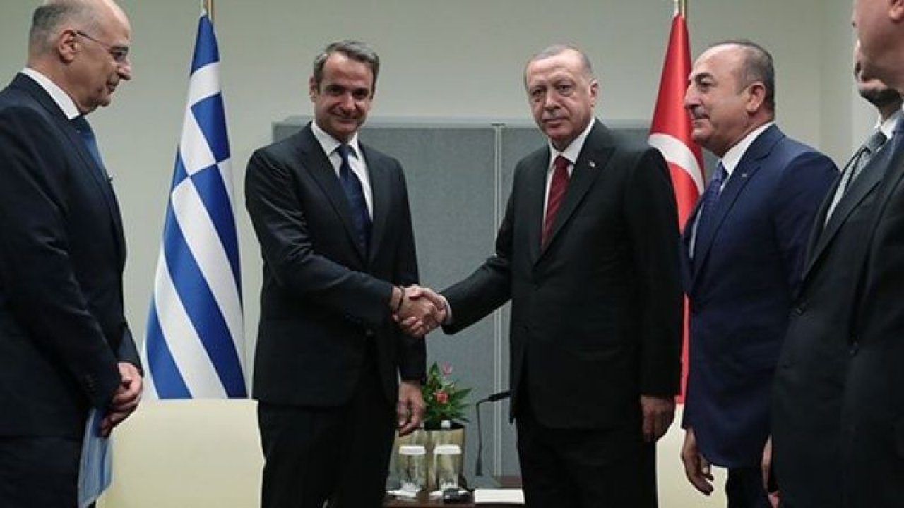 Cumhurbaşkanı Erdoğan, Miçotakis'i kabul etti