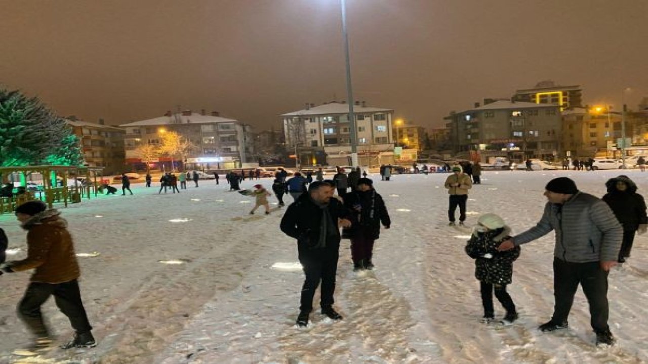 Ankara Haber: Ertuğrul Başkan Davet Etti Pursaklar Kar Topu İle Şenlendi...