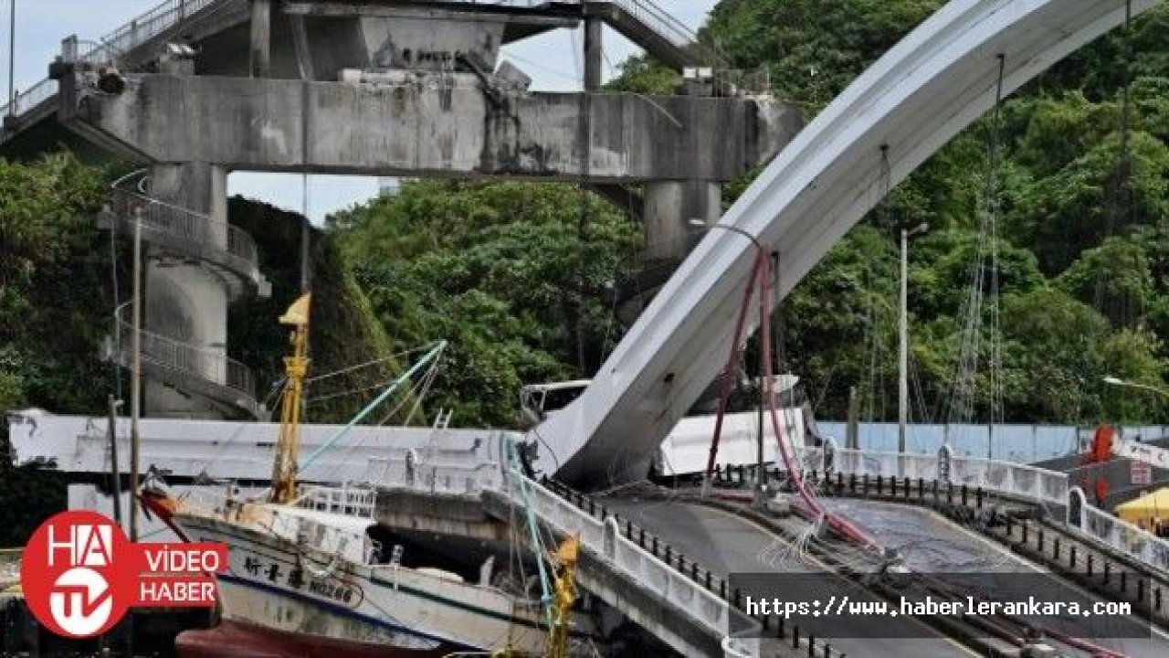 Tayvan'da köprü çöktü: 10 yaralı, 5 kayıp