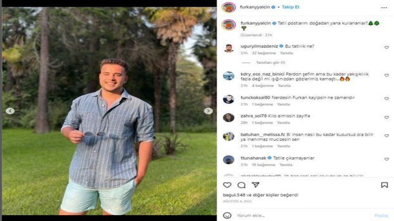 Masterchef Yarışmasının Dalyan Delikanlısıydı! Furkan Yalçın’ın Yeni Halleri Kızların Kalbini Çaldı! “Manken Olacak Adamsın!”