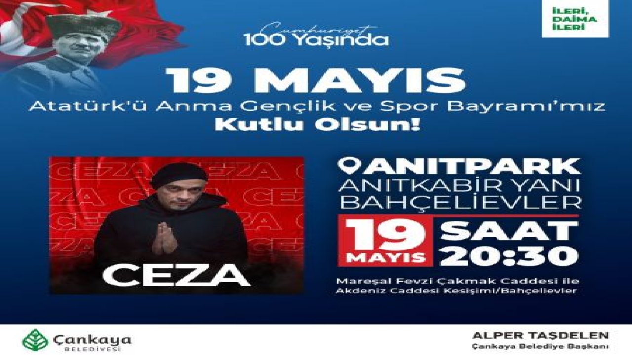 Ankara Haber: Gençler 19 Mayıs’ı “Ceza” konseriyle kutlayacak!