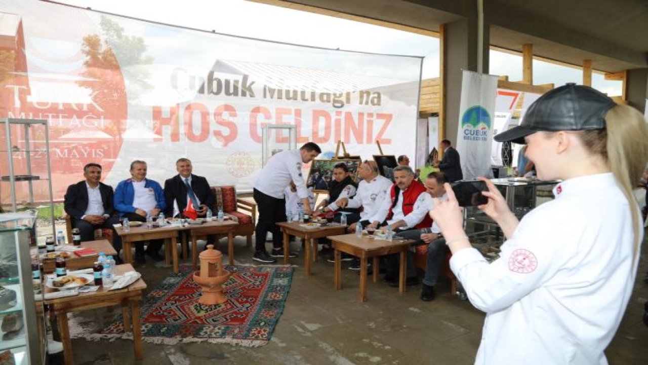 Ankara Haber: Çubuk’un lezzetleri ‘’Türk Mutfağı Haftası’nda tanıtıldı