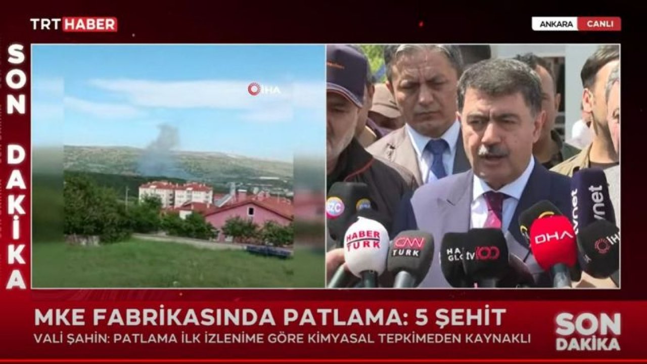Ankara’da Patlama: 5 İşçi Şehit Var! Barutsan Roket ve Patlayıcı Fabrikası Nerede, Hangi İlçede? MKE Barutsan Roket ve Patlayıcı Fabrikası Ne Üretiyor?