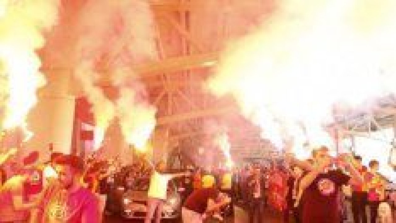 Galatasaray’a Ankara’da coşkulu karşılama