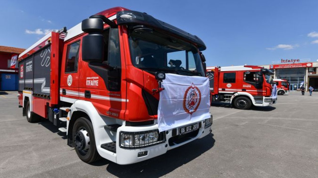 Ankara İtfaiyesi Hızır Gibi Yetişecek! 130 Yeni Araç Filosuyla Can ve Mal Güvenliği... İşte Acil İtfaye Hizmetleri