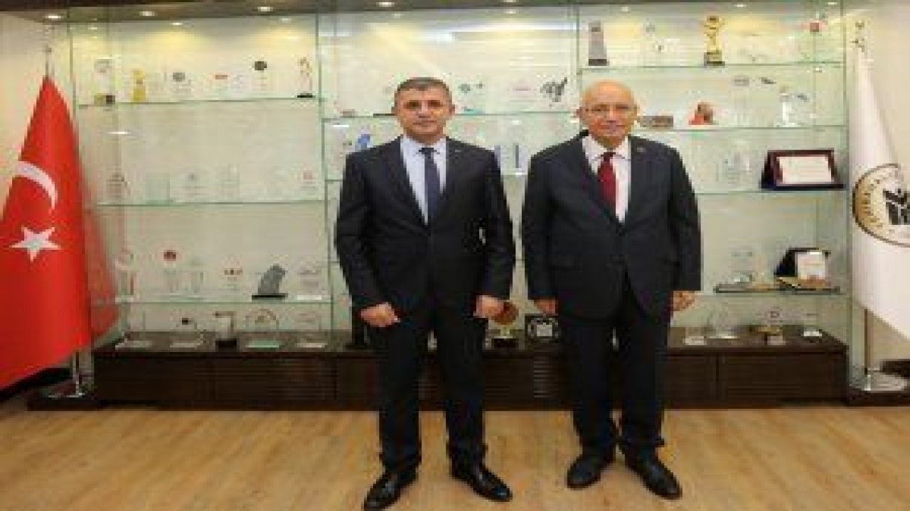 Fethi Yaşar, Şerif Ali İlkar’ı makamında ağırladı